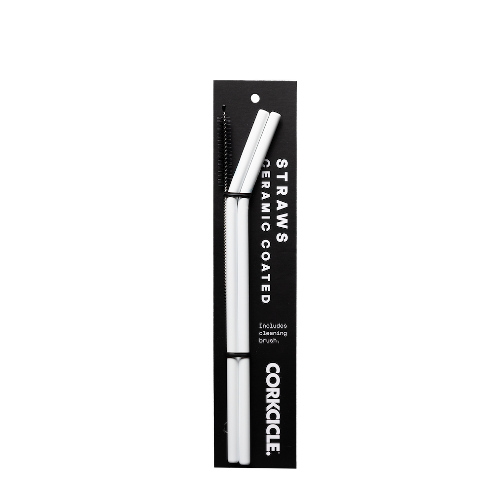 Ceramic Coated Straw Set