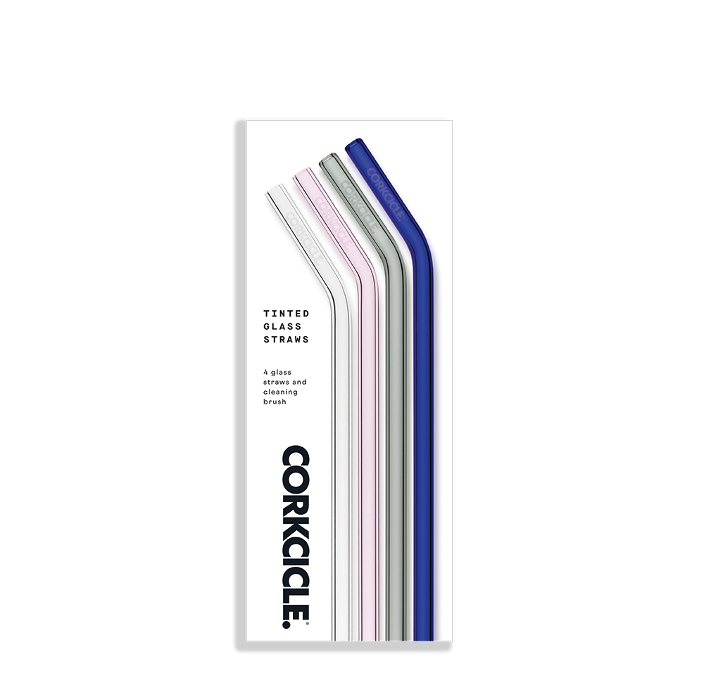 Glass Straw Set - Modern Clean Pick Carry
