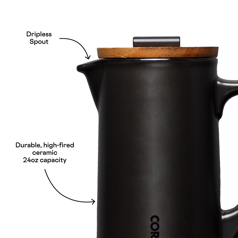 Ceramic French Press - Soft Fresh Carry Choice